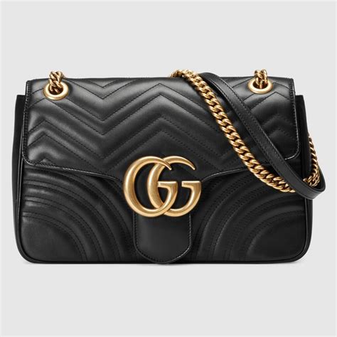 fake guccis leather|gucci shoulder bag black.